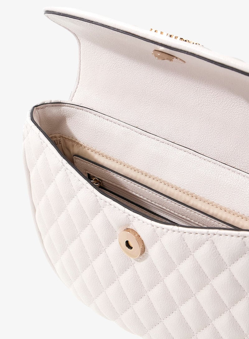 GUESS Atabey Quilted Convertible Shoulder Bag - Image 4